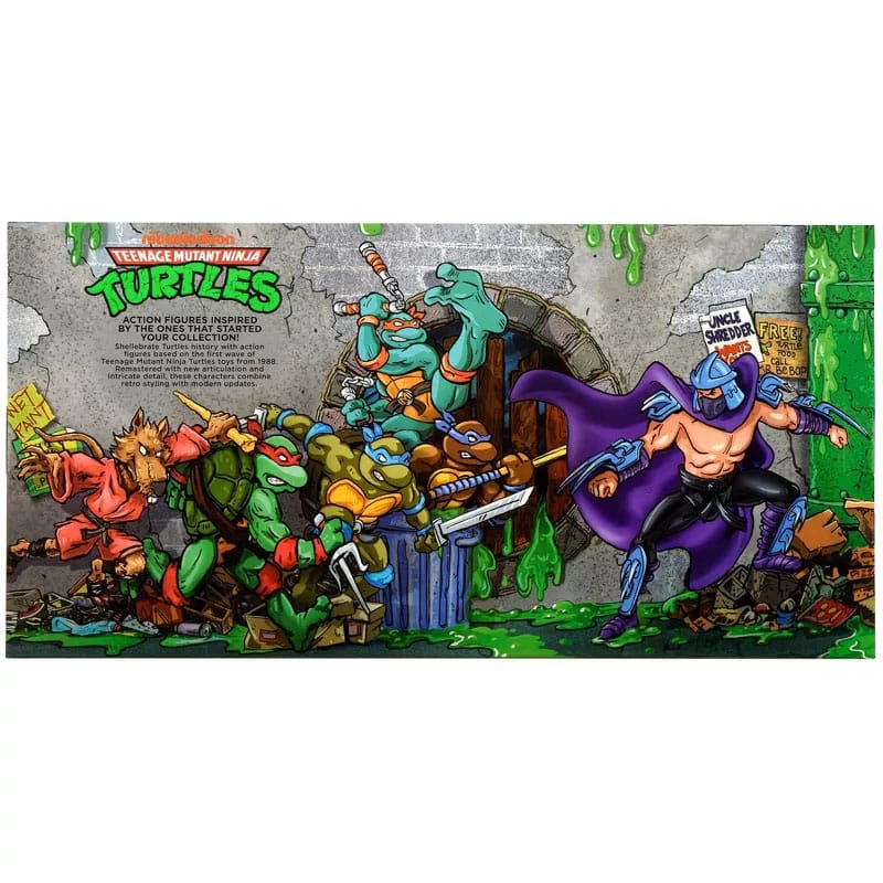 Teenage Mutant Ninja Turtles 6-Pack Action Figures 1988 Remastered - EU Exclusive