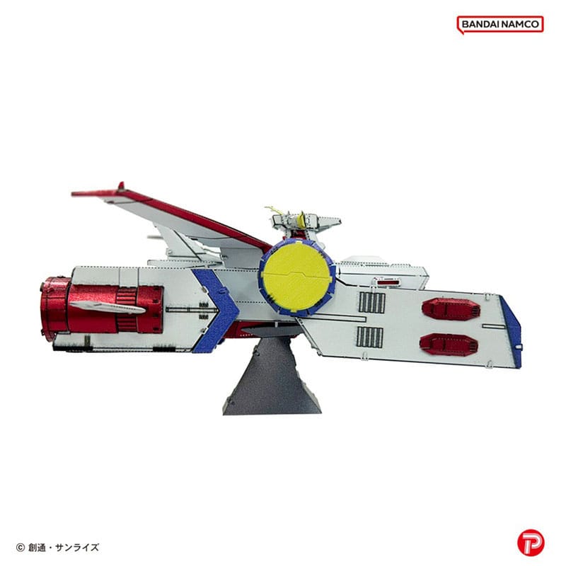 Mobile Suit Gundam Metallic Nano Puzzle Model Kit White Base 6 cm