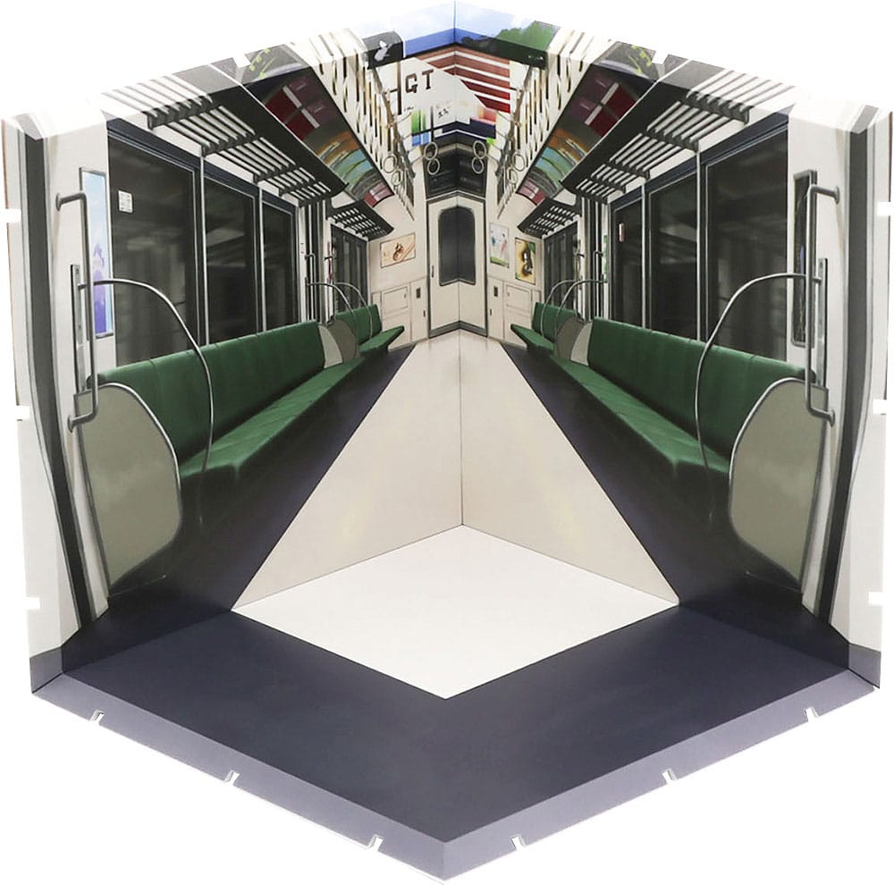 Dioramansion 150 Decorative Parts for Nendoroid and Figma Figures Train Interior Action figures