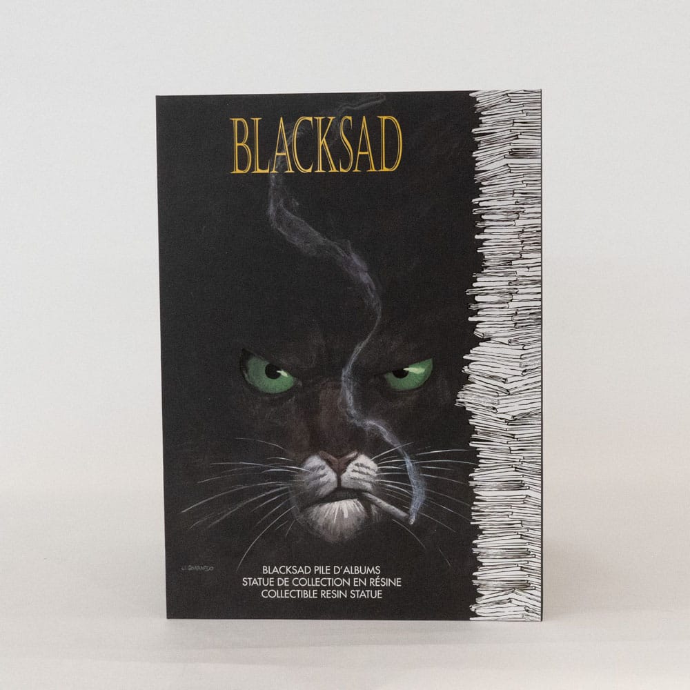 Blacksad: Blacksad on a Pile of Comics Figure