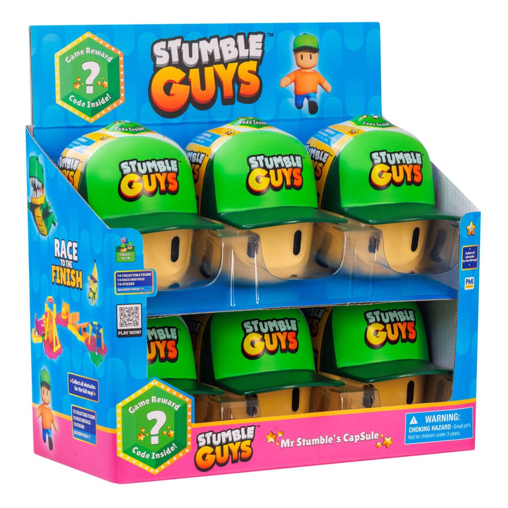 Stumble Guys Blind Cap Figures Mr. Stumble Cap Display (6)