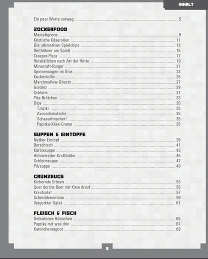 Minecraft Cookbook *German Version*