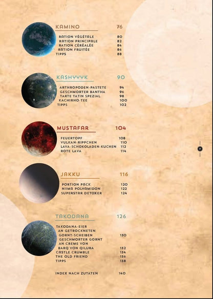 Star Wars Cookbook Cantina: 40 Recipes from a Galaxy Far, Far Away *German Version*