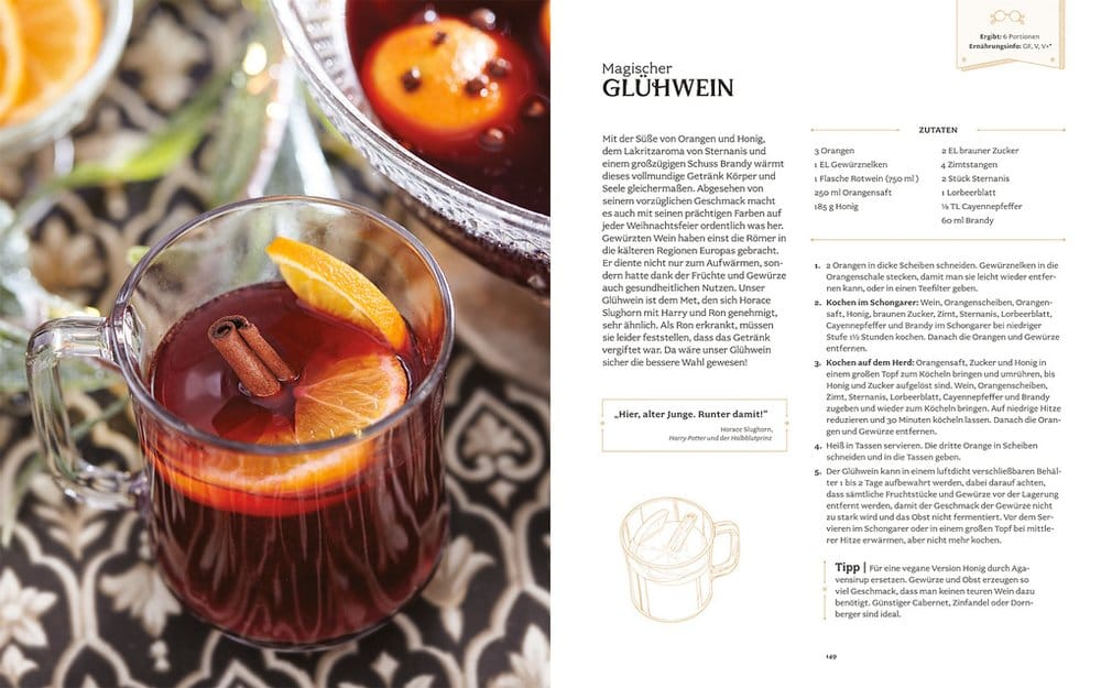 Harry Potter: The Official Christmas Cookbook *German Version*
