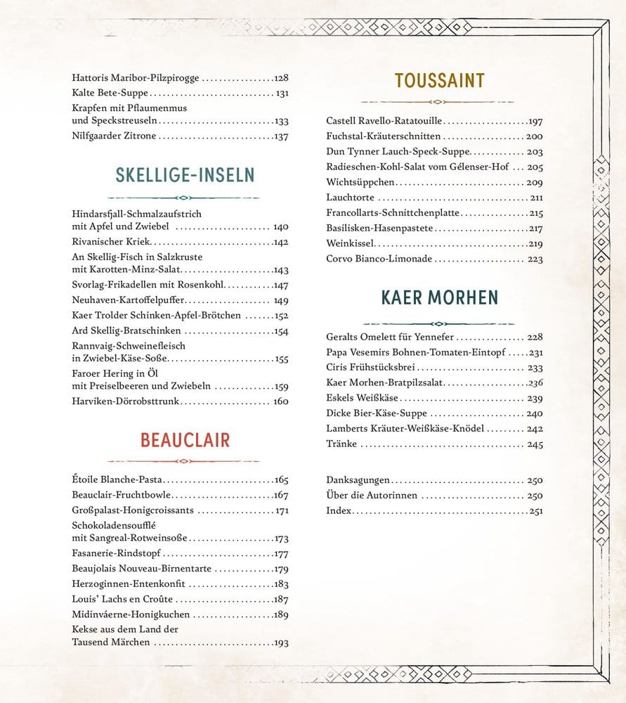 The Witcher: The Official Cookbook - Recipes, Legends and Culinary Tales *German Version*