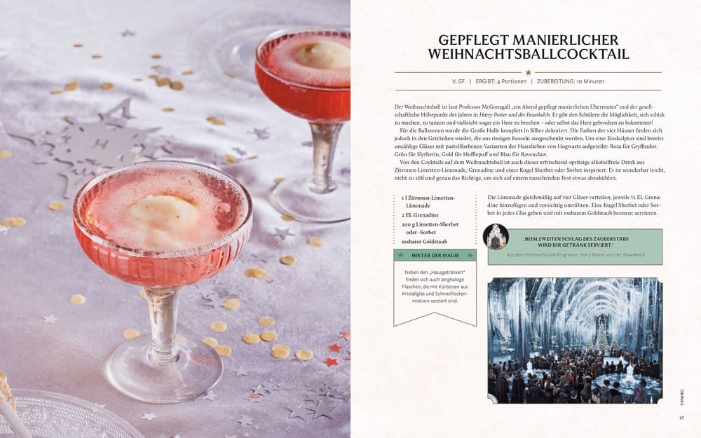Harry Potter: The Official Wizarding World Cookbook: Magical Dishes from Hogwarts *German Version*