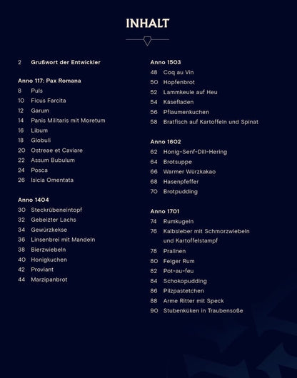 Anno: The Official Cookbook *German Version*
