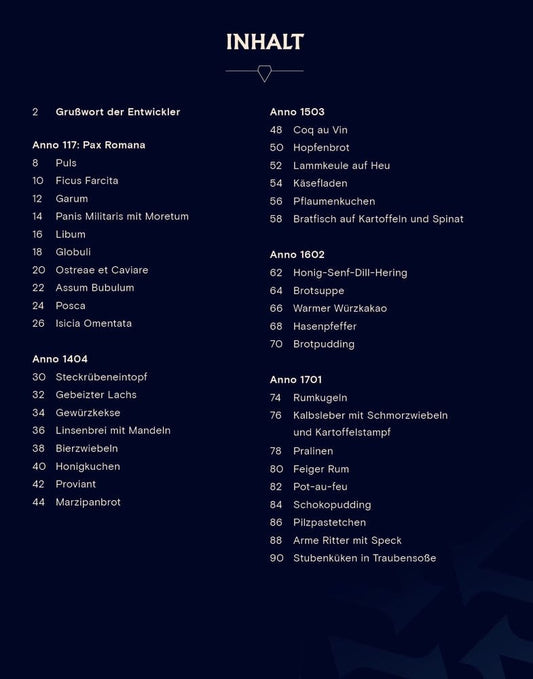 Anno: The Official Cookbook *German Version*