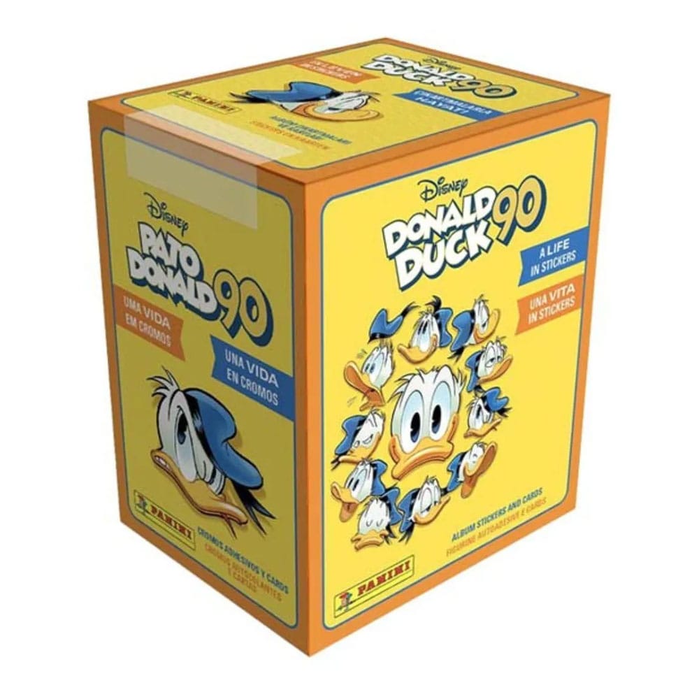Donald Duck 90 Sticker & Trading Card Collection Display (36) Album & stickers