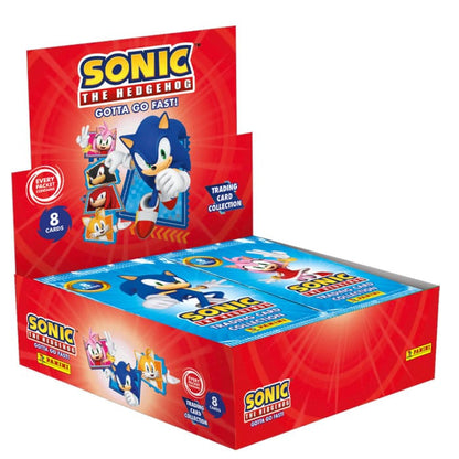 Sonic The Hedgehog - Gotta Go Fast! - Trading Cards Flow Packs Display (18)