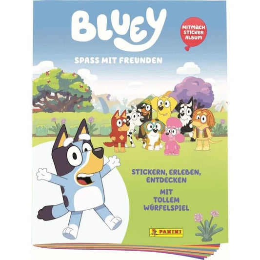 Bluey Spaß mit Freunden Sticker Collection Album *German Version*