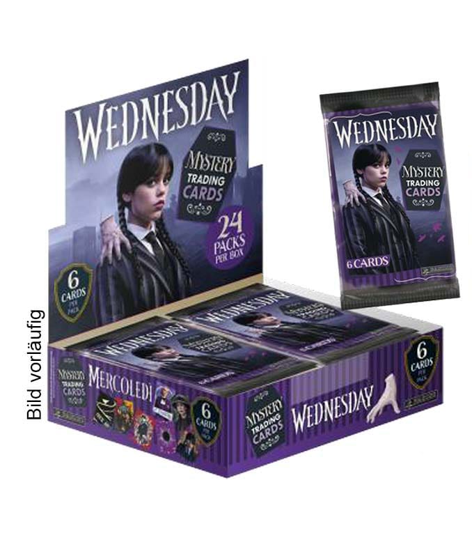 Wednesday Trading Cards Flow Pack Box (24) Trading cards