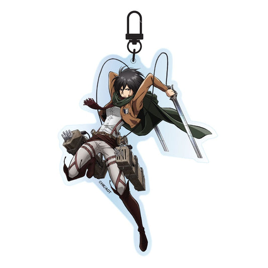 Attack on Titan Acrylic Keychain Mikasa Ackermann Keyrings