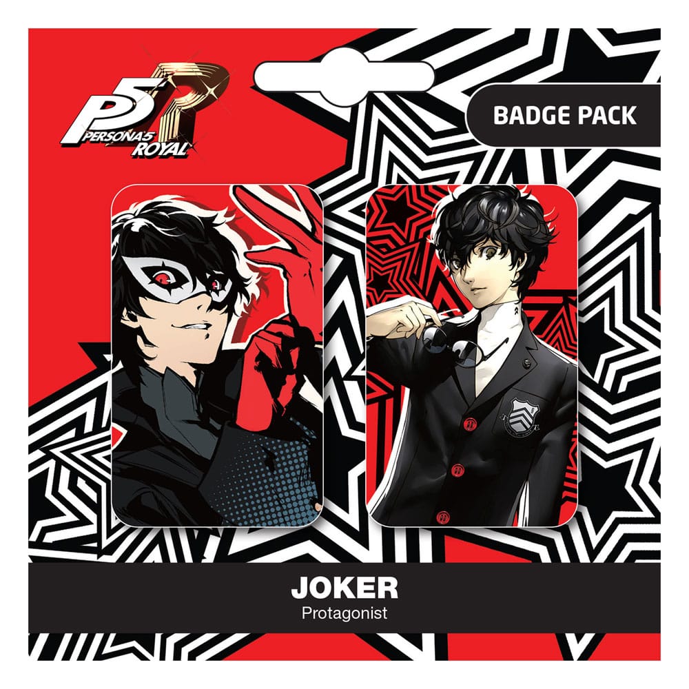 Persona 5 Royal Pin Badges 2-Pack Set A Badges
