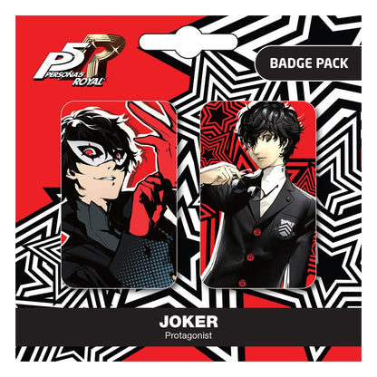 Persona 5 Royal Pin Badges 2-Pack Set A Badges