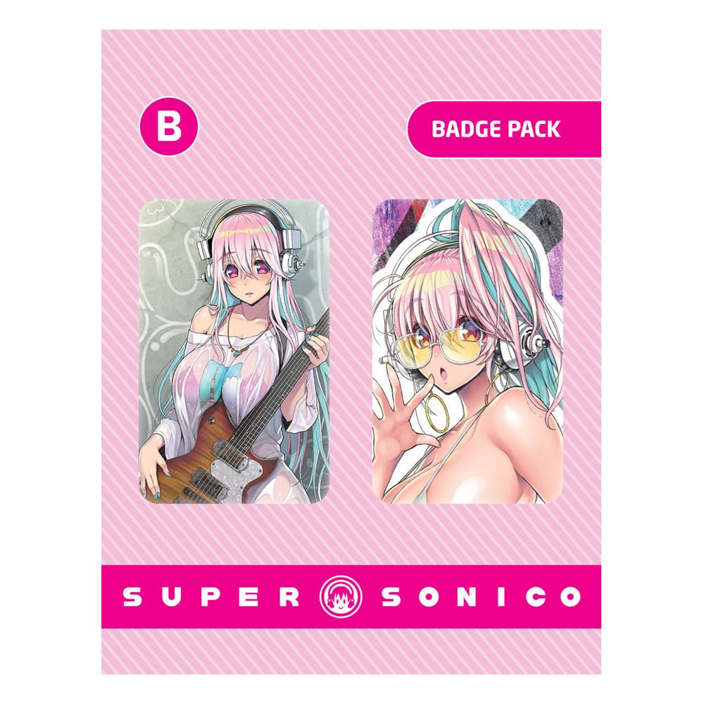 Super Sonico Pin Badges 2-Pack Set B Pins & Brooches