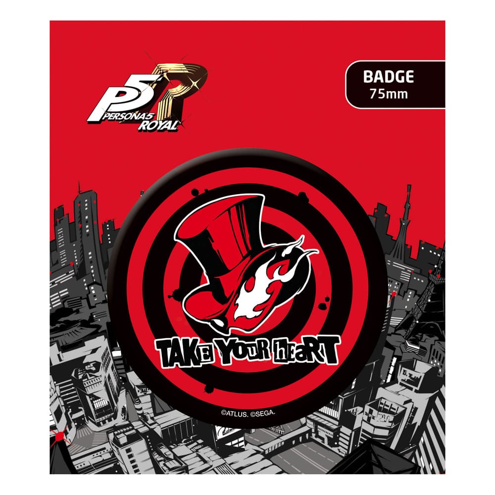Persona 5 Royal Pin Badge Take your Heart Pins & Brooches