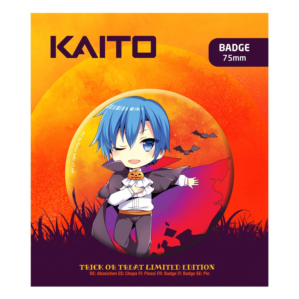 Hatsune Miku Pin Badge Halloween Limited Edition Kaito Pins & Brooches