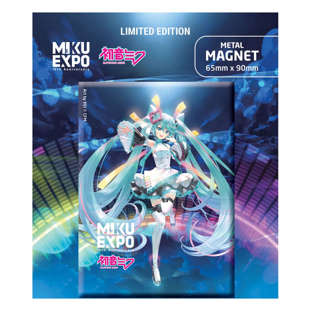 Hatsune Miku Fridge Magnet Miku Expo 10th Anniversary Art by Kei Ver. Limited Edition Magnets