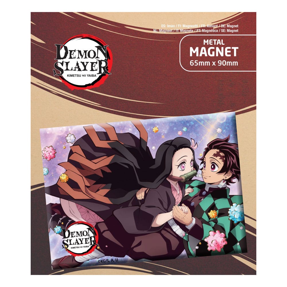 Demon Slayer: Kimetsu no Yaiba Fridge Magnet Tanjiro & Nezuko Magnets