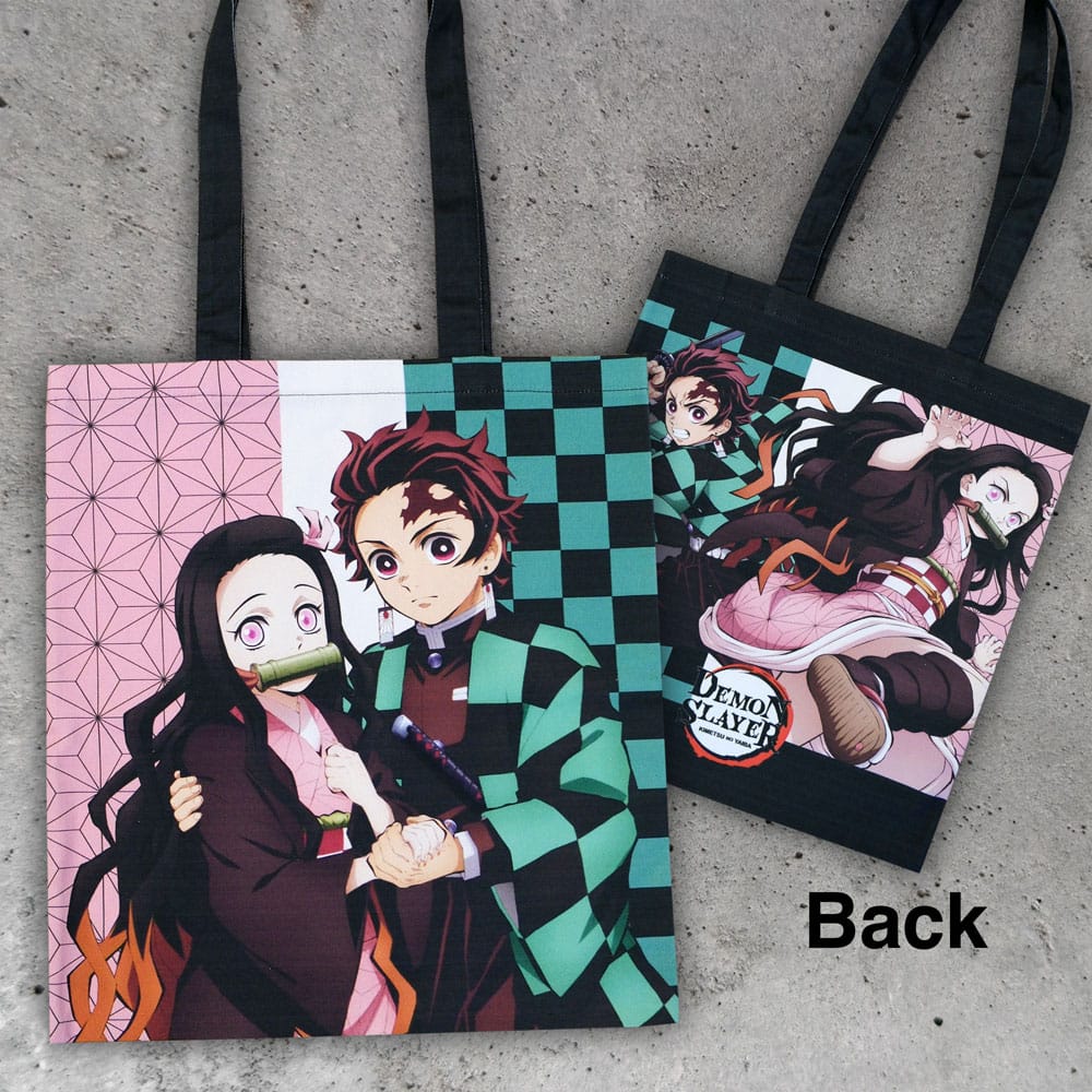 Demon Slayer: Kimetsu no Yaiba Tote Bag Tanjiro & Nezuko Bags