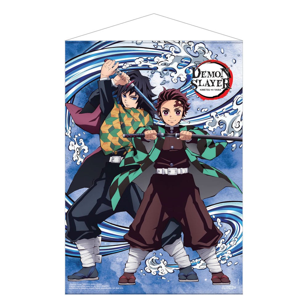 Demon Slayer: Kimetsu no Yaiba Wallscroll Tanjiro Kamado and Giyu Tomioka Water Breathing 50 x 70 cm Posters &