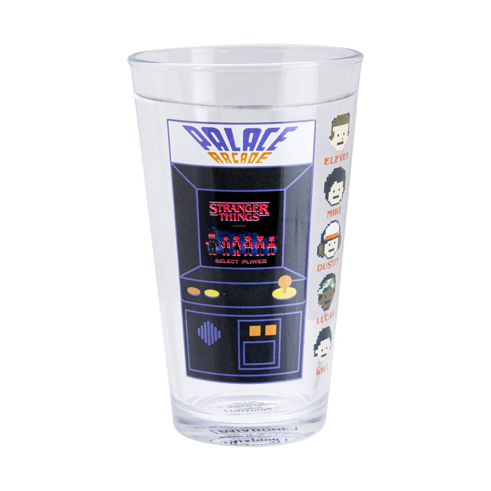 Stranger Things Drinking glass with thermo effect Arcade 400 ml Glasses & Coasters