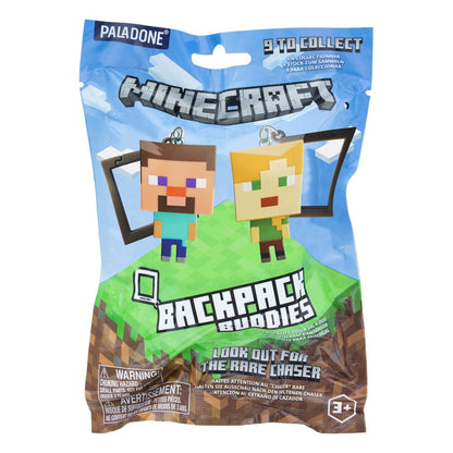 Minecraft Backpack Buddies Mystery Bags Series 4 Display (24) Keyrings