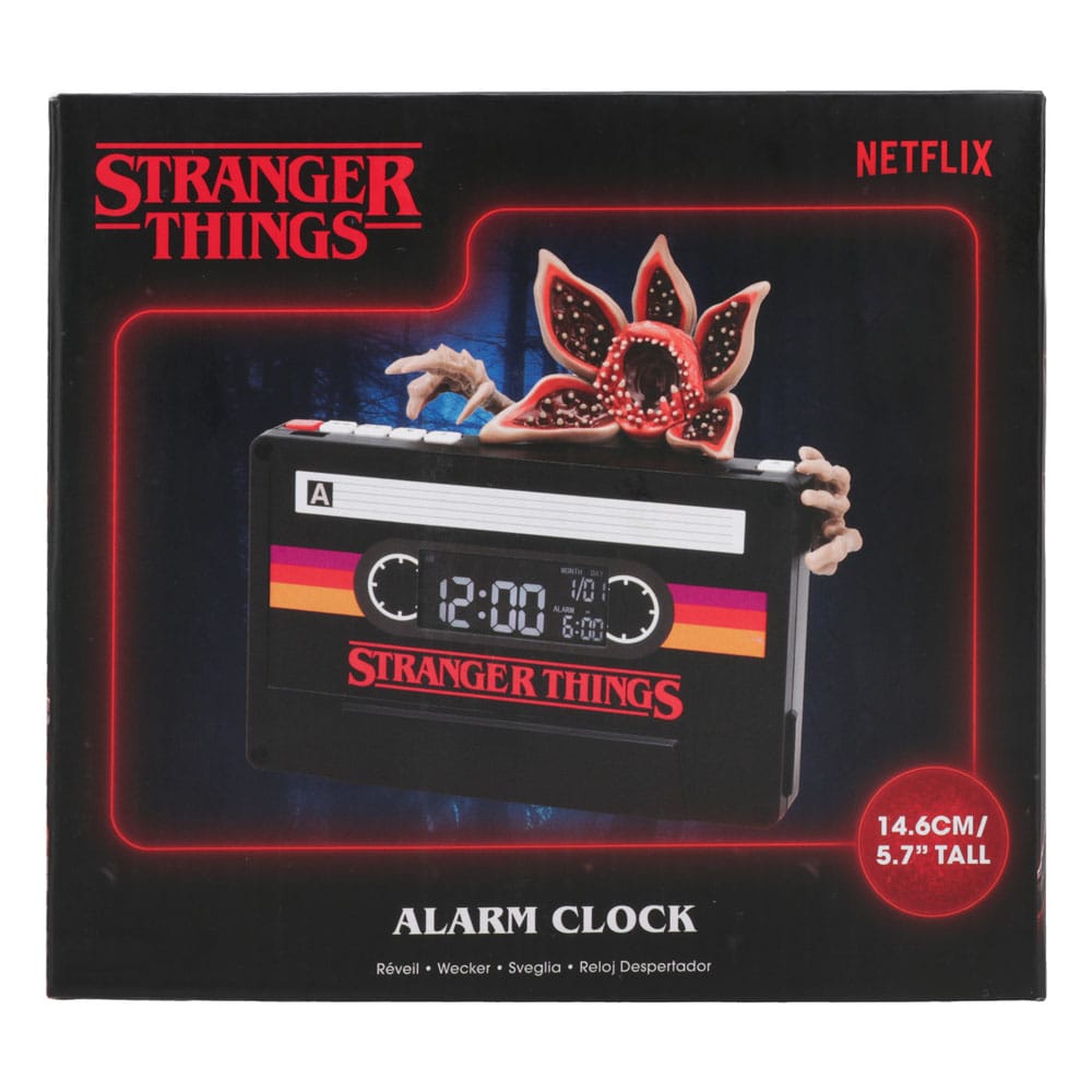 Stranger Things 5 Alarm Clock Demogorgon Cassette 15 cm