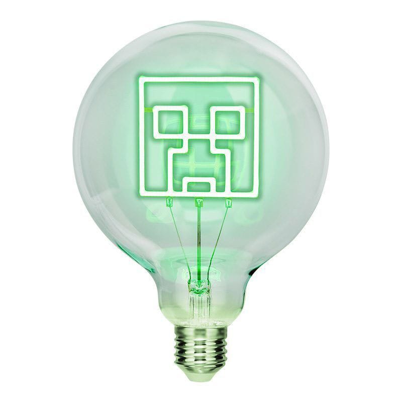 Minecraft Neon LED Bulb Creeper