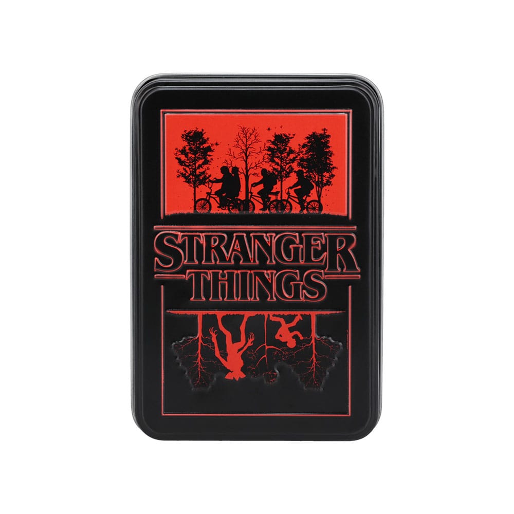 Stranger Thinngs 5 Playing Cards Metal