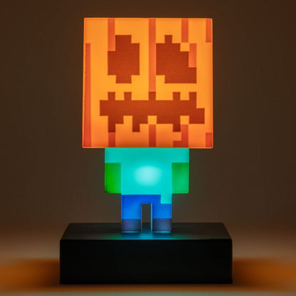 Minecraft Icons Light Zombie Jack O Lantern 10 cm