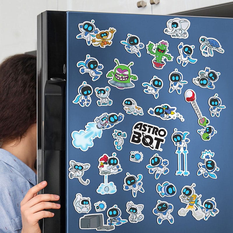 Astro Bot Fridge Magnets Magnets