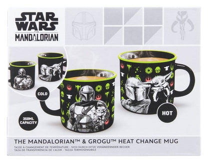 Star Wars: The Mandalorian Heat Change Mug Mandalorian and Grogu