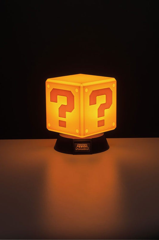 Super Mario 3D Light Question Block 10 cm Decoration