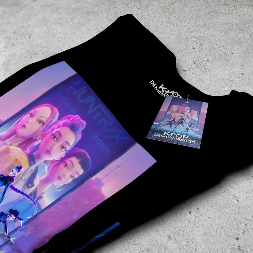 KPop Demon Hunters T-Shirt Movie Key Art Size S