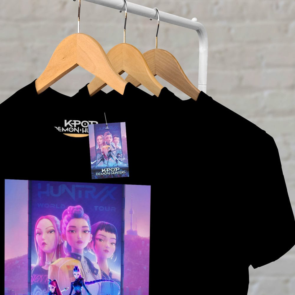 KPop Demon Hunters T-Shirt Movie Key Art Size S