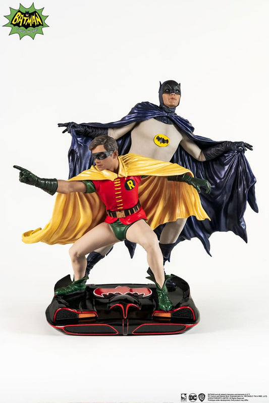 DC Comics PVC Diorama Statue 1/8 Batman & Robin 1966 23 cm Statues