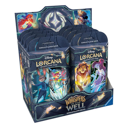 Disney Lorcana TCG Whispers in the Well Starter Decks Display (8) *English Edition* Trading cards