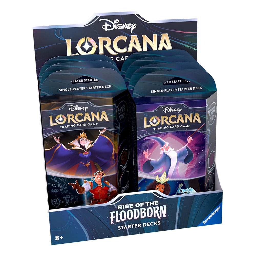 Disney Lorcana TCG Rise of the Floodborn Starter Decks Display (8) *English Edition* Trading cards