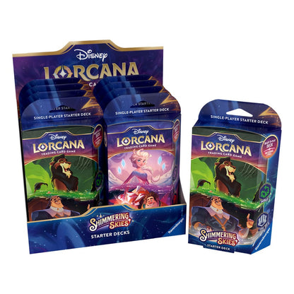 Disney Lorcana TCG Shimmering Skies Starter Decks Display (8) *English Edition* Trading cards