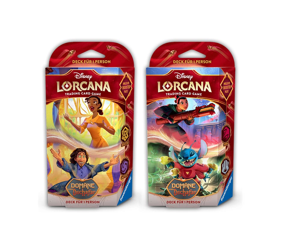 Disney Lorcana TCG Domäne von Dschafar Starter Decks Display (8) *German Edition* Trading cards