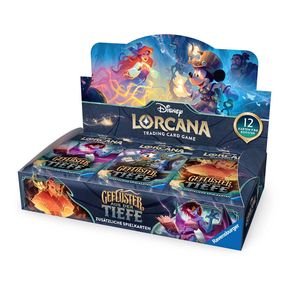 Disney Lorcana TCG Geflüster aus der Tiefe Booster Display (24) *German Edition* Trading cards