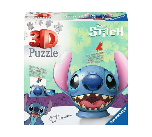 Lilo & Stitch 3D Puzzle Ball with Ears Stitch (77 pieces) Puzzles