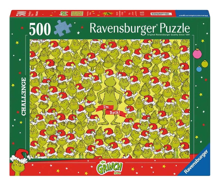 The Grinch Jigsaw Puzzle Challenge Merry Grinchmas (500 pieces)