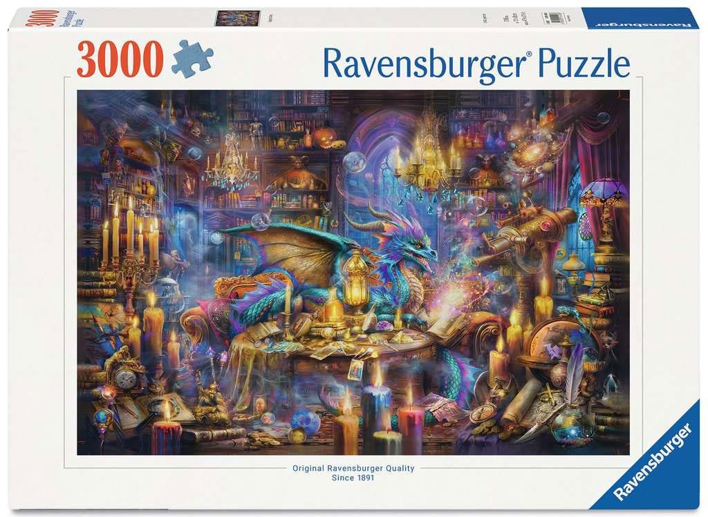 Ravensburger Jigsaw Puzzle Dragon’s Library (3000 pieces) Puzzles