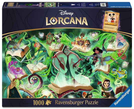 Disney Lorcana Jigsaw Puzzle Glimmers of the Realm: Emerald (1000 pieces) Puzzles