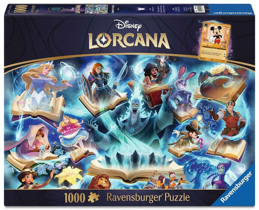 Disney Lorcana Jigsaw Puzzle Glimmers of the Realm: Sapphire (1000 pieces) Puzzles