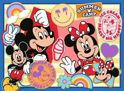 Disney Children's Jigsaw Puzzle XXL On the road with Mickey and Minnie (200 pieces)