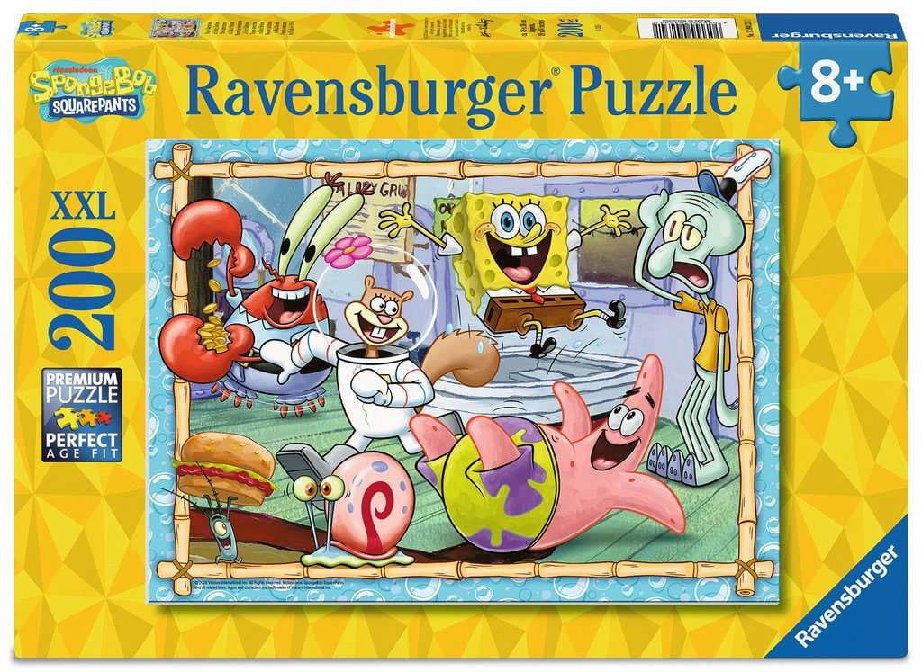 SpongeBob SquarePants Children's Jigsaw Puzzle XXL New Adventures in Bikini Bottom (200 pieces)